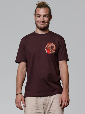 T-Shirt ' Seemann ' Watapparel en rouge : devant