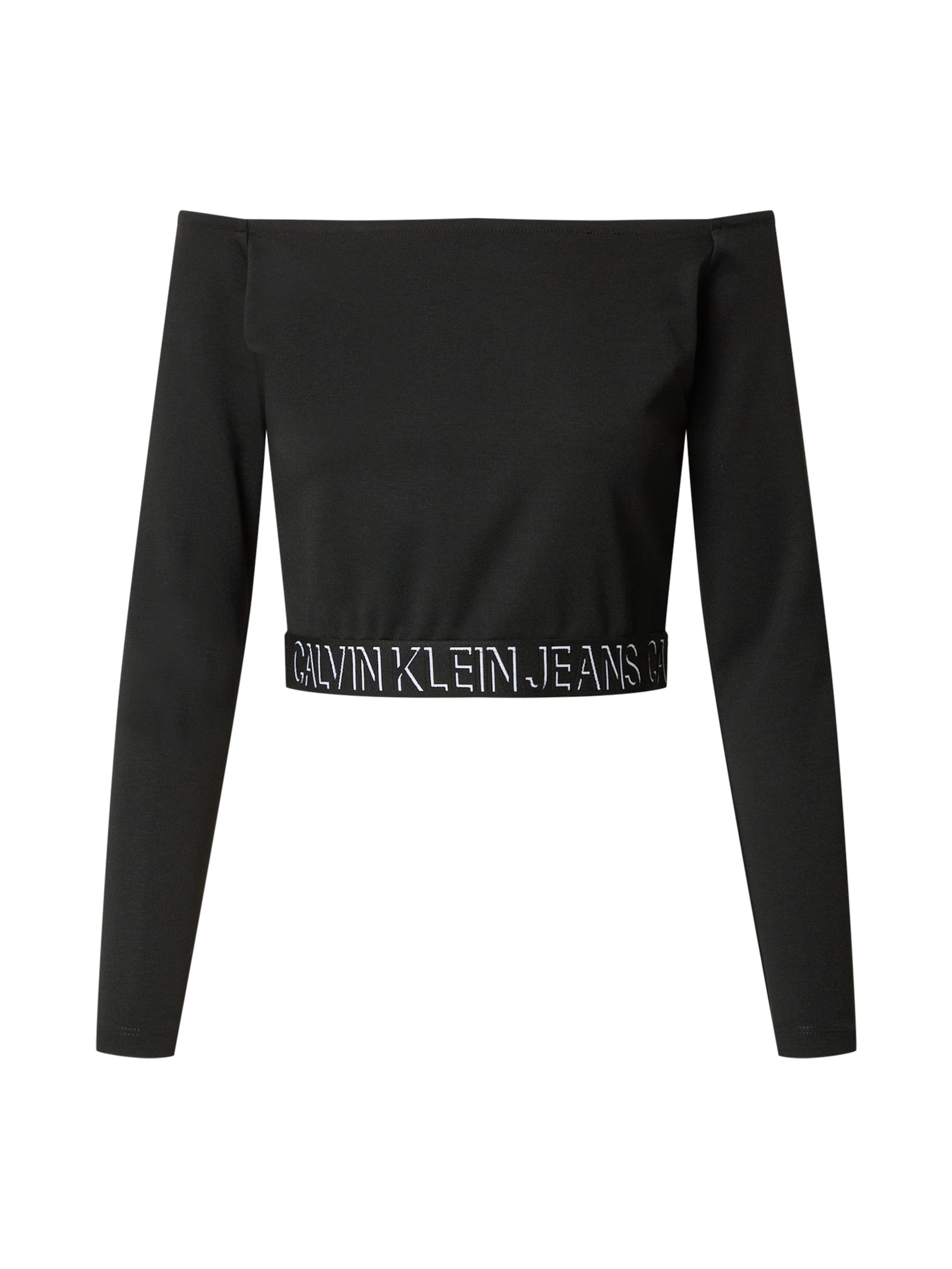 Calvin Klein Jeans Shirt 'Milano' in XS in schwarz / weiß, Produktansicht