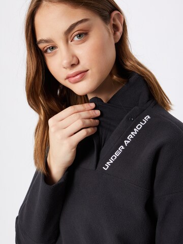 UNDER ARMOUR Athletic Sweatshirt 'Recover' in Black