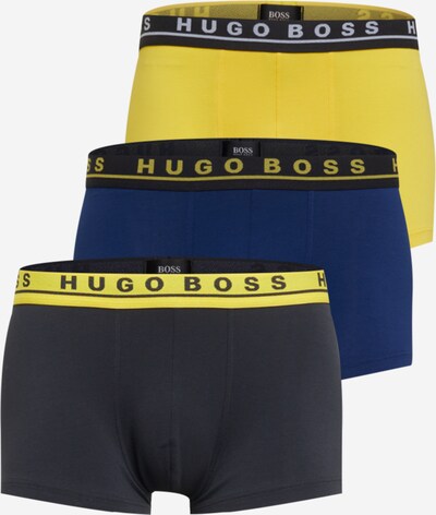 BOSS Casual Boxerky - tmavě modrá / žlutá / černá / bílá, Produkt