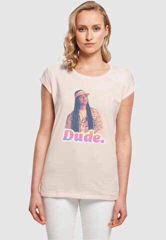 ABSOLUTE CULT Shirt 'Stranger Things' in Pink: Vorderseite