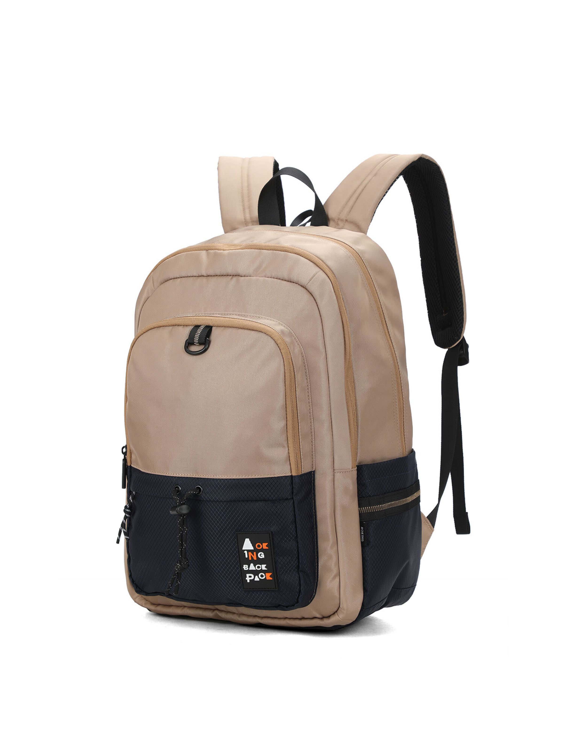 Zaino di Aoking in beige: frontale