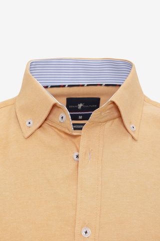 DENIM CULTURE Regular fit Button Up Shirt 'Erling' in Orange