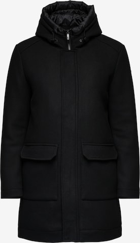 Ombre Winter coat 'OM-COWC-0132' in Black: front