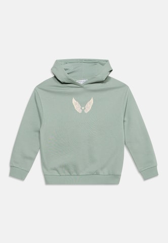 NAME IT Sweatshirt 'NKFLOTUSE' in Green: front