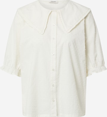 Camicia da donna 'Jules' di modström in bianco: frontale
