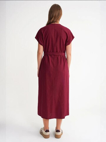 MixRay Dress in Red