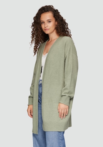 QS Knit cardigan in Green: front
