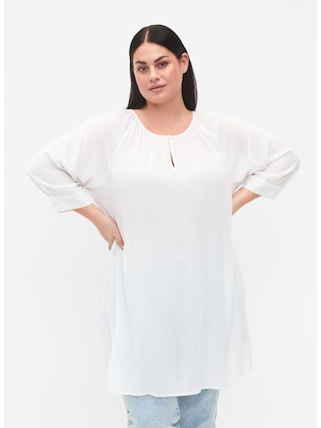 Zizzi Tunic 'EROSE' in White: front