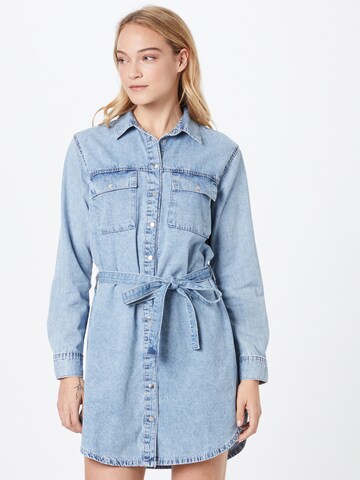 Robe-chemise Tally Weijl en bleu : devant