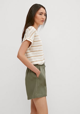 comma casual identity Loose fit Trousers in Green