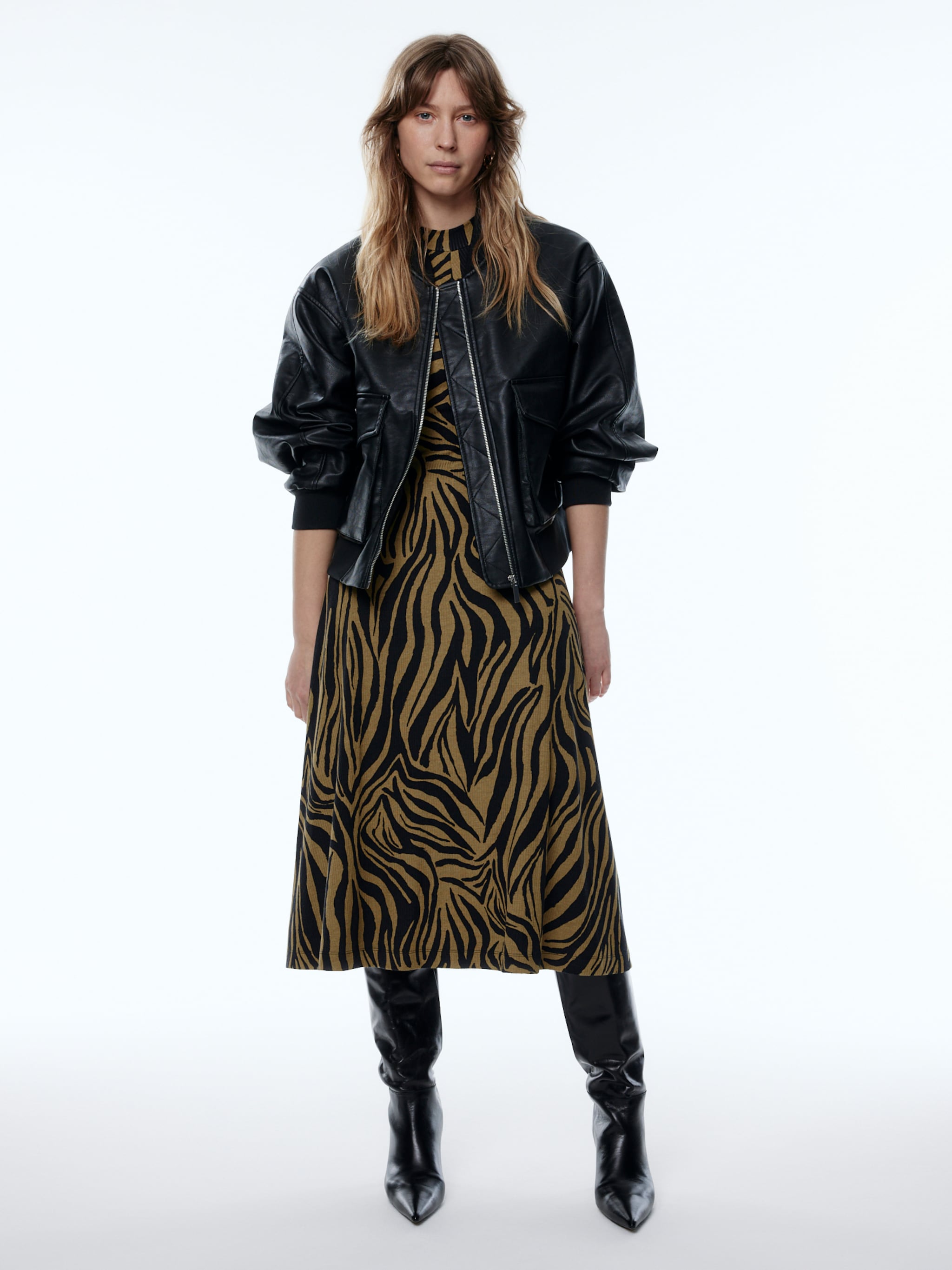 EDITED Producten Jurk 'Talia' Beige