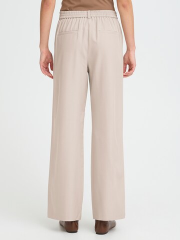 Wide Leg Pantalon à plis 'IHFAVA' ICHI en gris