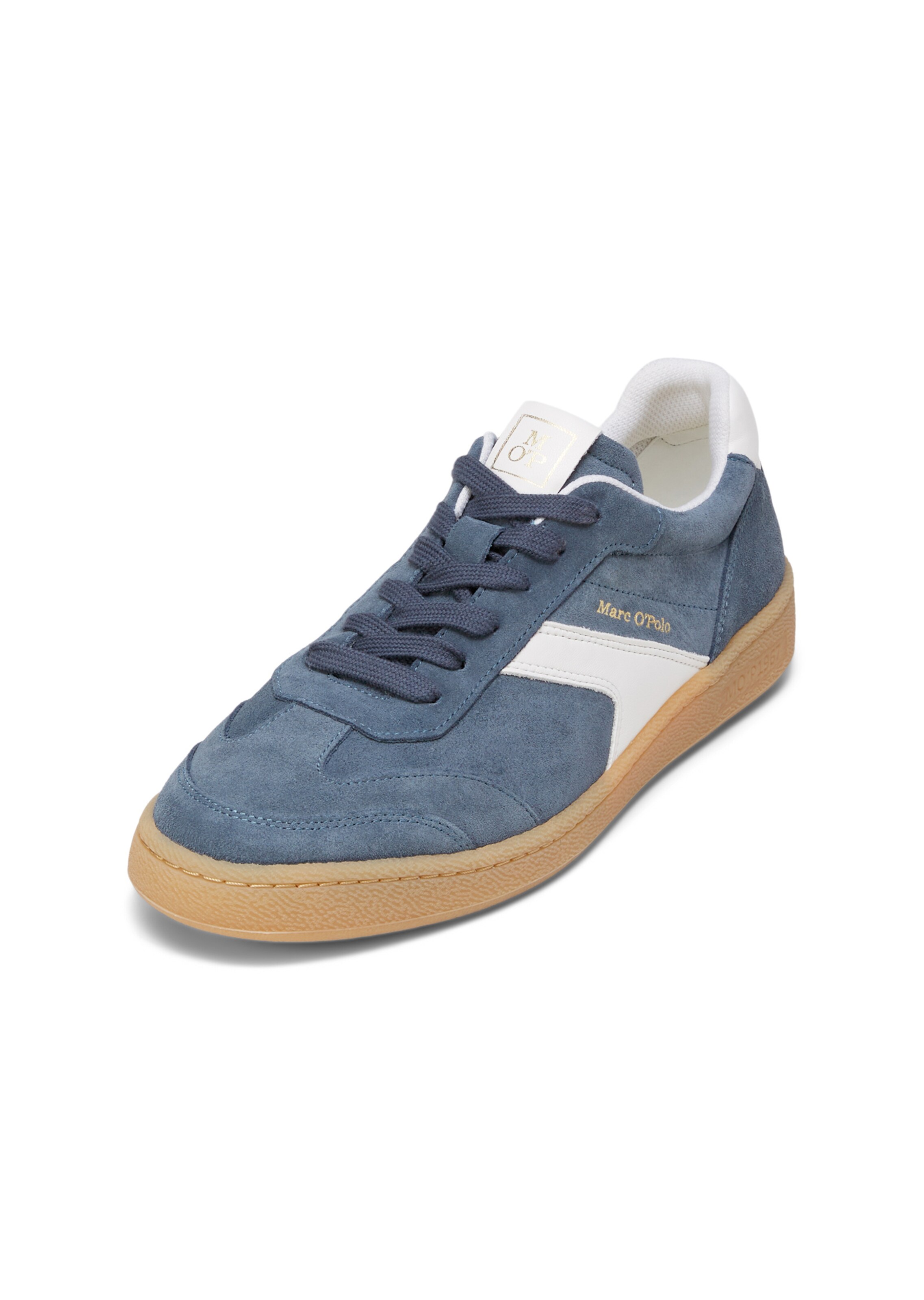 Marc O'Polo Σνίκερ χαμηλό σε μπλε: μπροστά