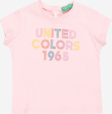 UNITED COLORS OF BENETTON Koszulka w kolorze różowy: przód