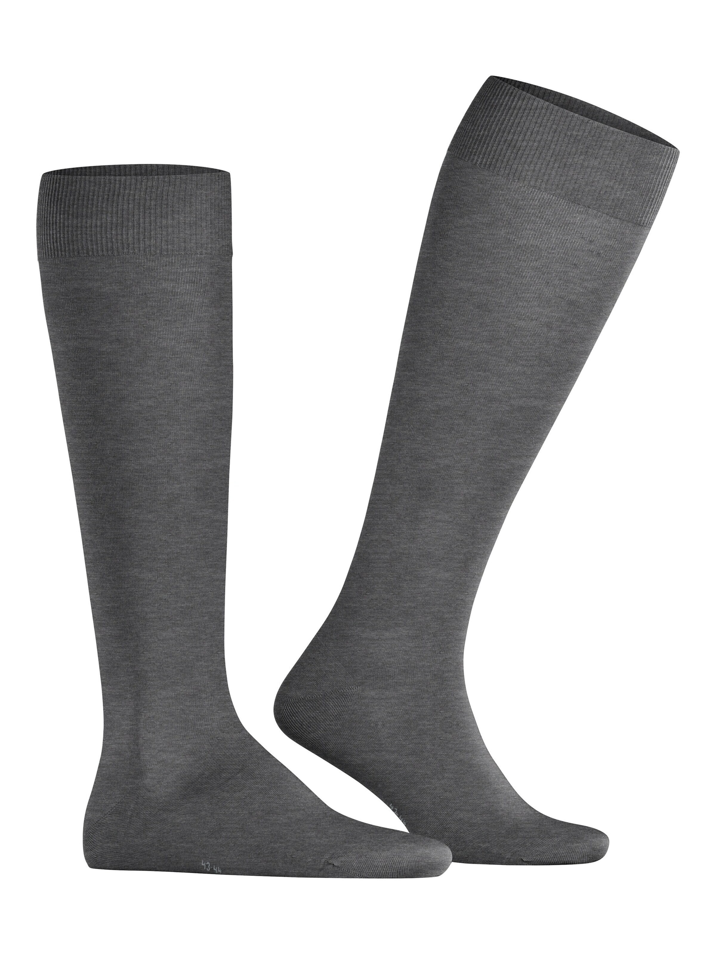 FALKE Knee High Socks 'ClimaWool' in Grey