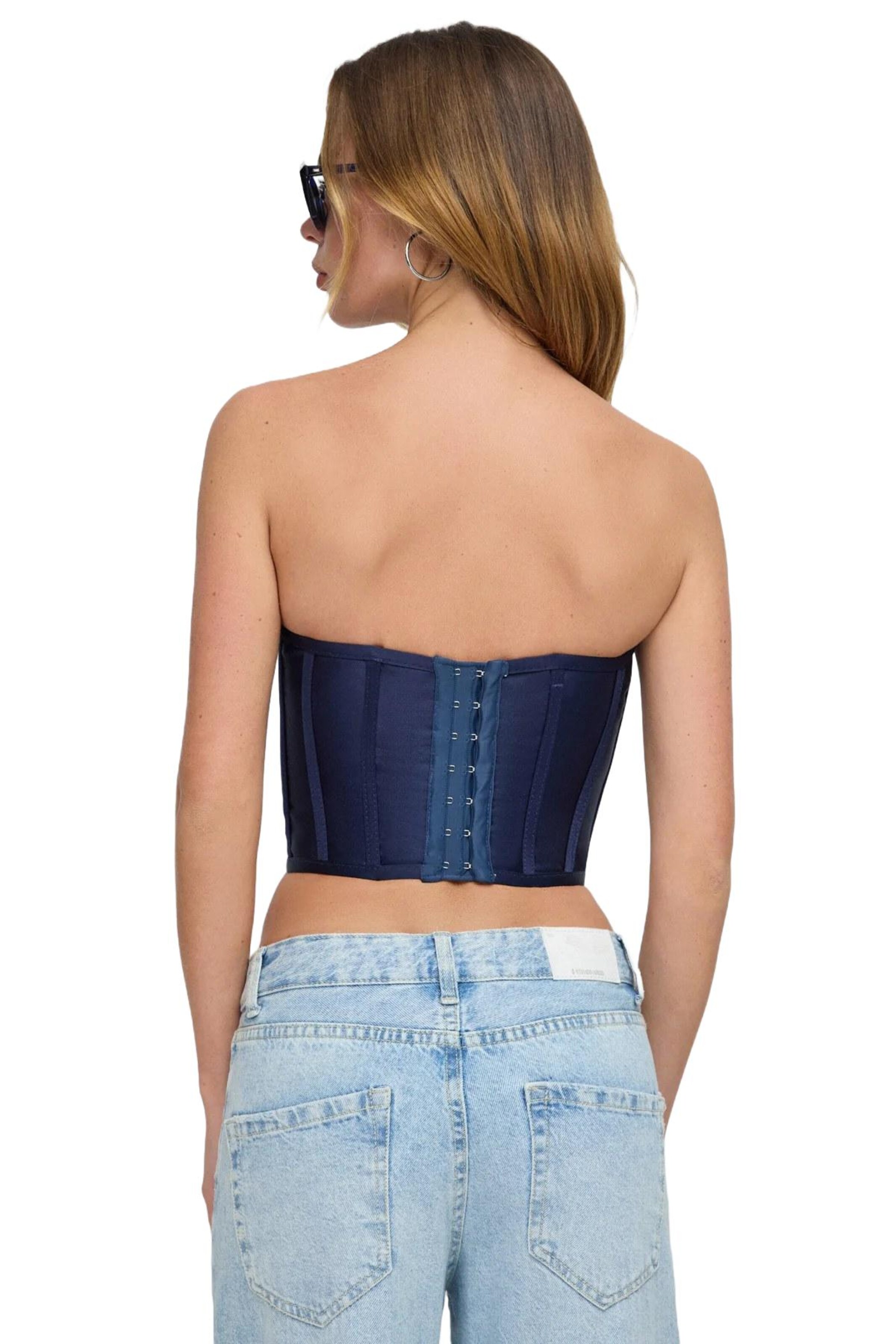 No Matter What Top in Blau