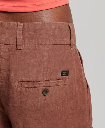 Superdry Regular Pants in Brown