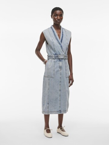 ROUGE EDIT Jurk in Blauw: voorkant