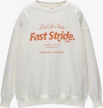 Pull&Bear Sweatshirt i grå: forside