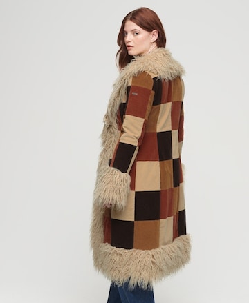 Manteau d’hiver 'Afghan' Superdry en marron