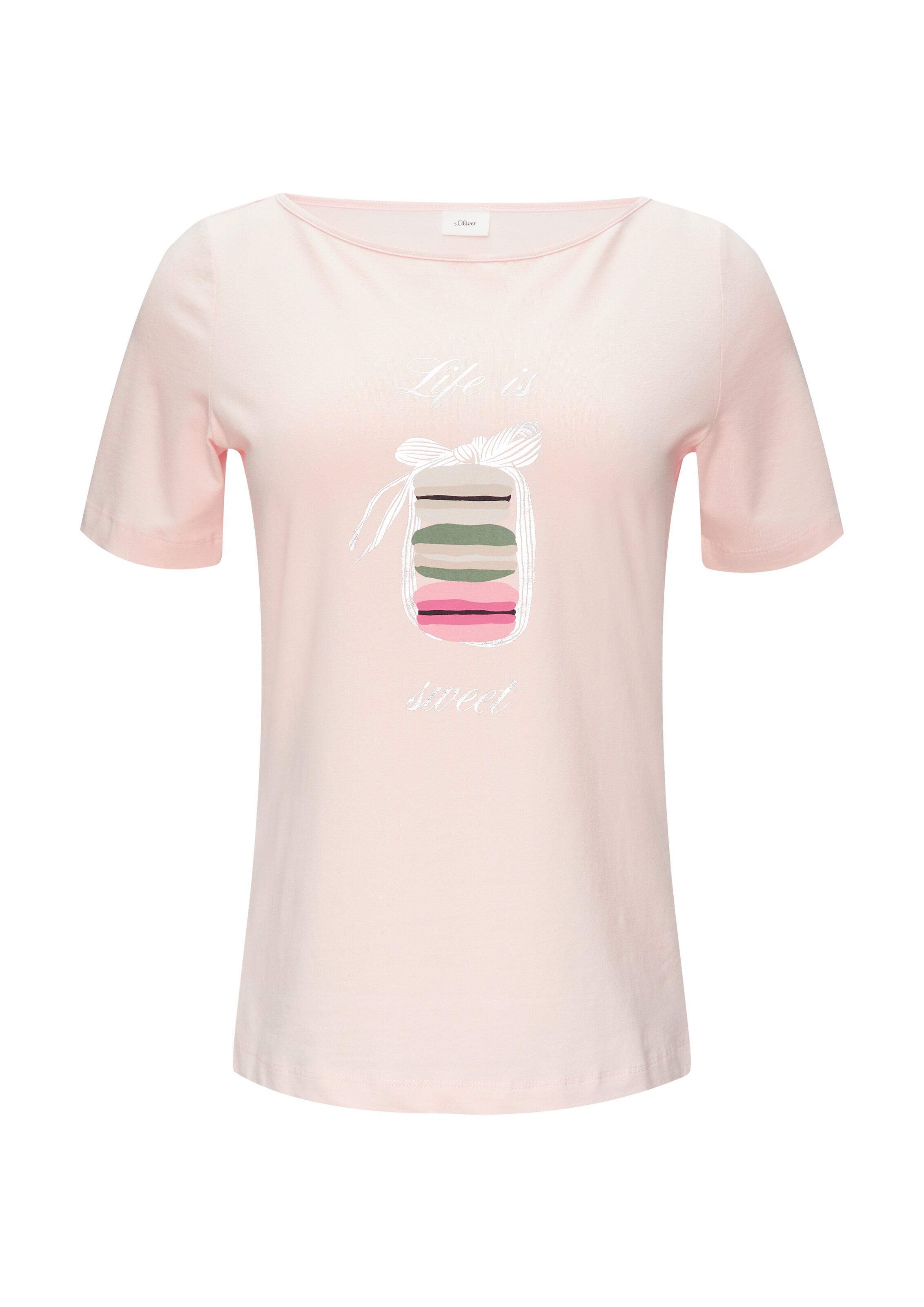 s.Oliver BLACK LABEL Koszulka w kolorze różowy: przód