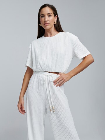 BWLDR Shirt 'Kaylie' in White: front