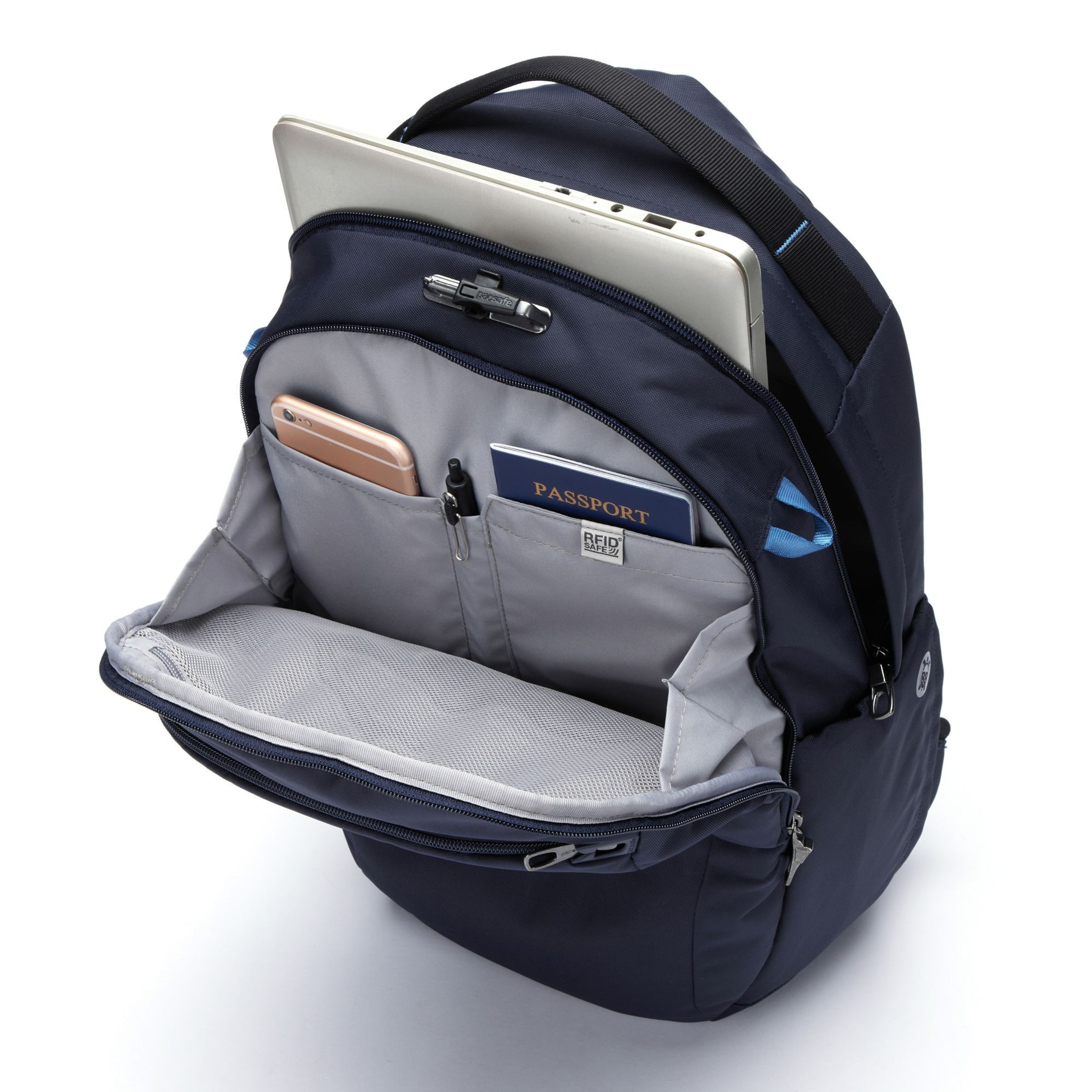 Pacsafe Backpack in Blue