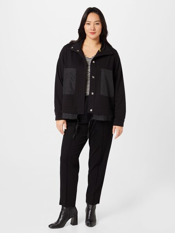 SAMOON Sweat jacket in Black