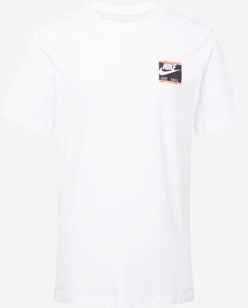 T-Shirt 'AIR' Nike Sportswear en blanc : devant