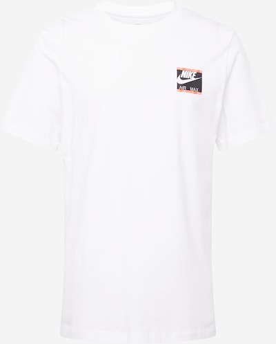 Nike Sportswear T-Shirt 'AIR' in orange / schwarz / weiß, Produktansicht