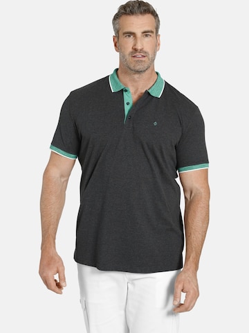 Charles Colby Poloshirt ' Earl Cinnak ' in Grau: predná strana