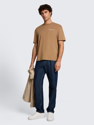 TOM TAILOR DENIM T-Shirt in Braun