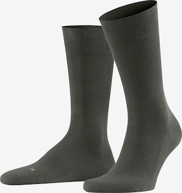 FALKE Socken 'Sensitive London' in Grün: Vorderseite
