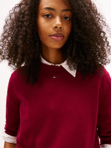 Tommy Jeans Pullover 'ESSENTIAL' in Lila
