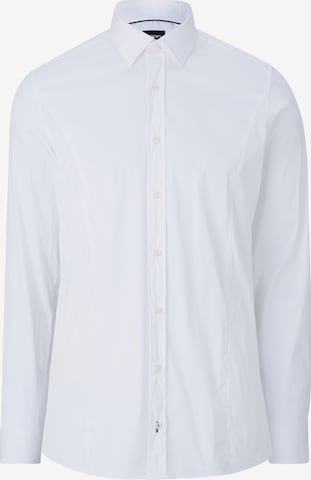 JOOP! Slim fit Button Up Shirt 'Victor' in White: front