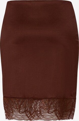 Robe gainante ' Elia ' Hanro en marron