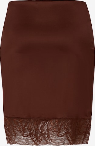 Hanro Bodice Dress ' Elia ' in Brown