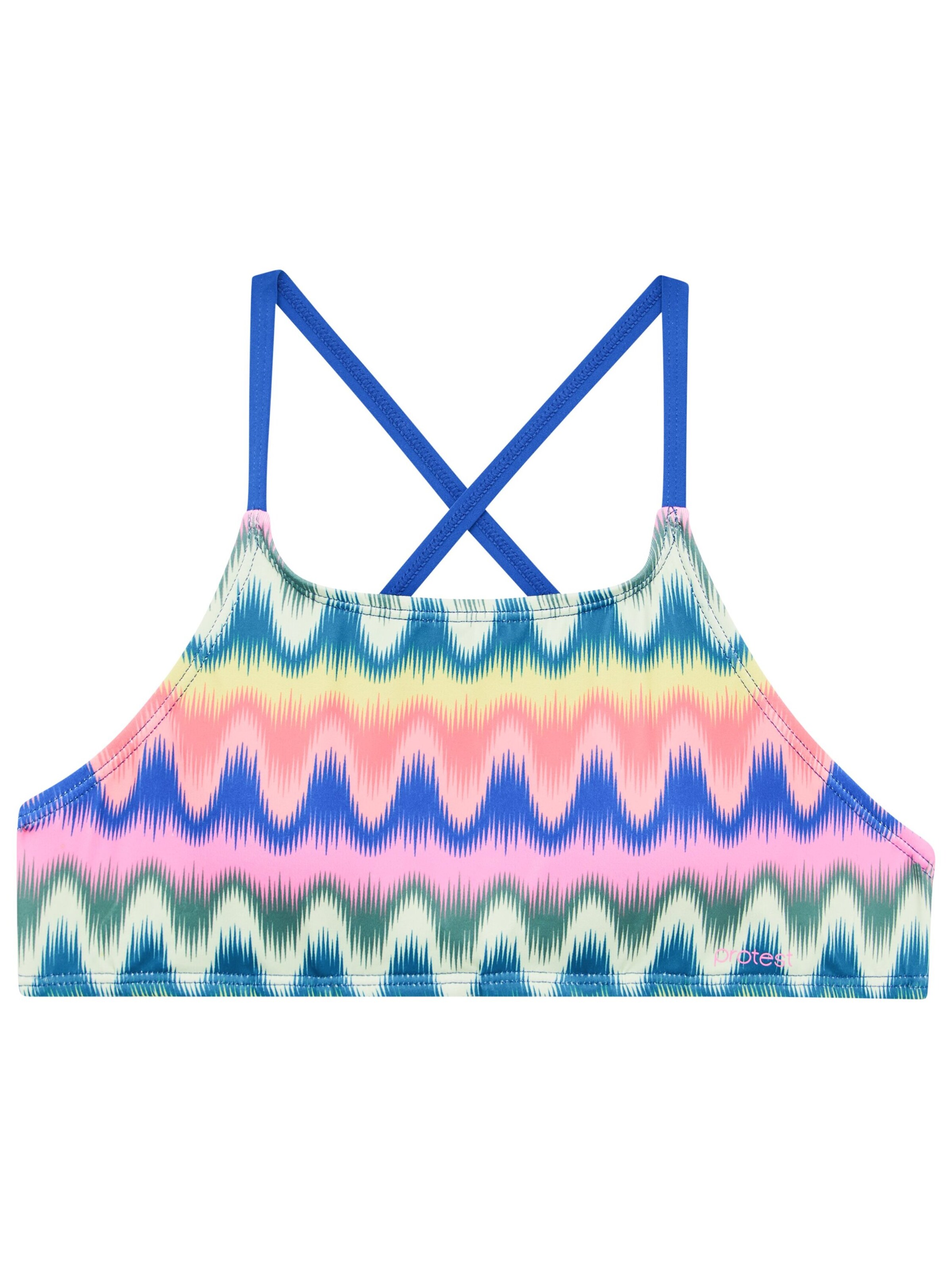 PROTEST Bustier Bikini 'PRTSyl JR' in Blauw