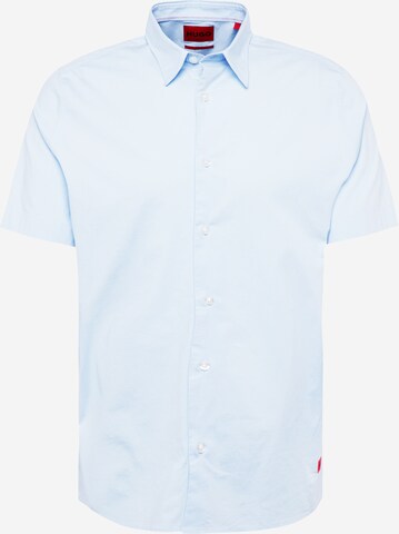 Coupe regular Chemise 'Ebor' HUGO en bleu : devant