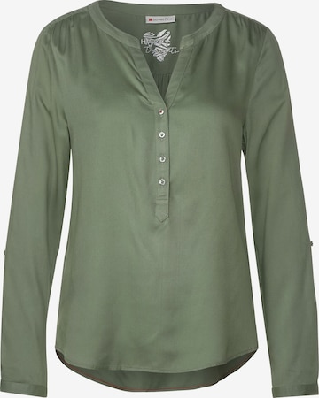 Camicia da donna 'Bamika' di STREET ONE in verde: frontale