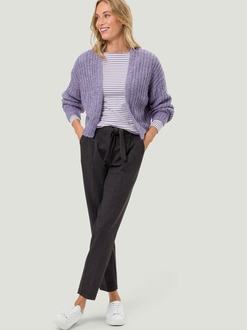 zero Knit Cardigan in Purple