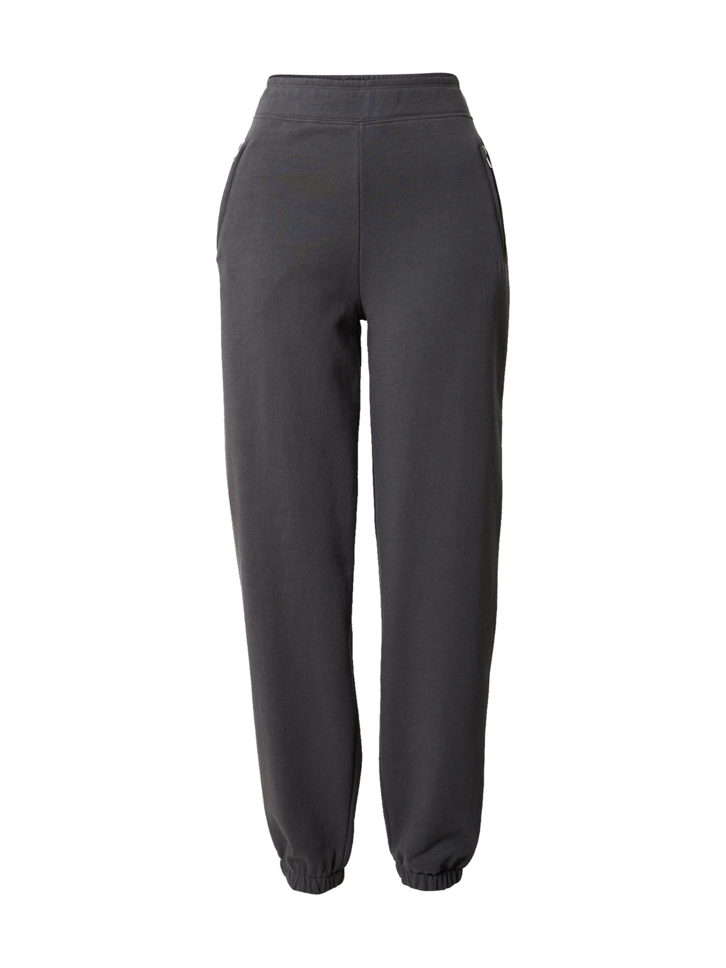 RÆRE by Lorena Rae Zúžený strih Nohavice 'Carmina' - Sivá: predná strana