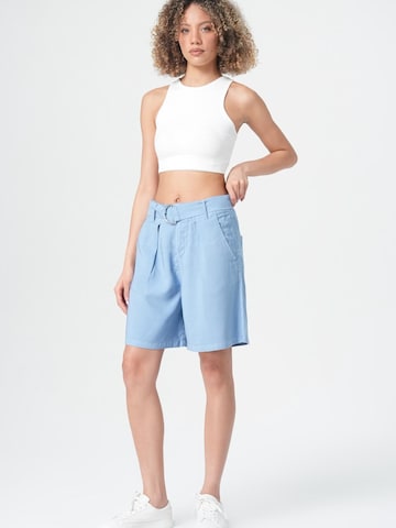 M.O.D MIRACLE OF DENIM - Pierna ancha Pantalón en azul: frente