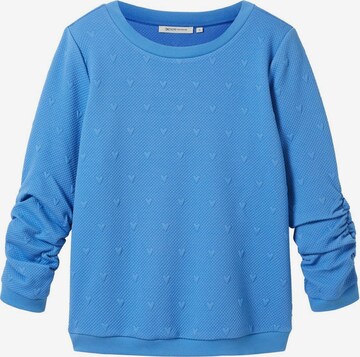 Sweat-shirt TOM TAILOR en bleu : devant