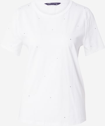 Marks & Spencer T-Shirt in Weiß: predná strana