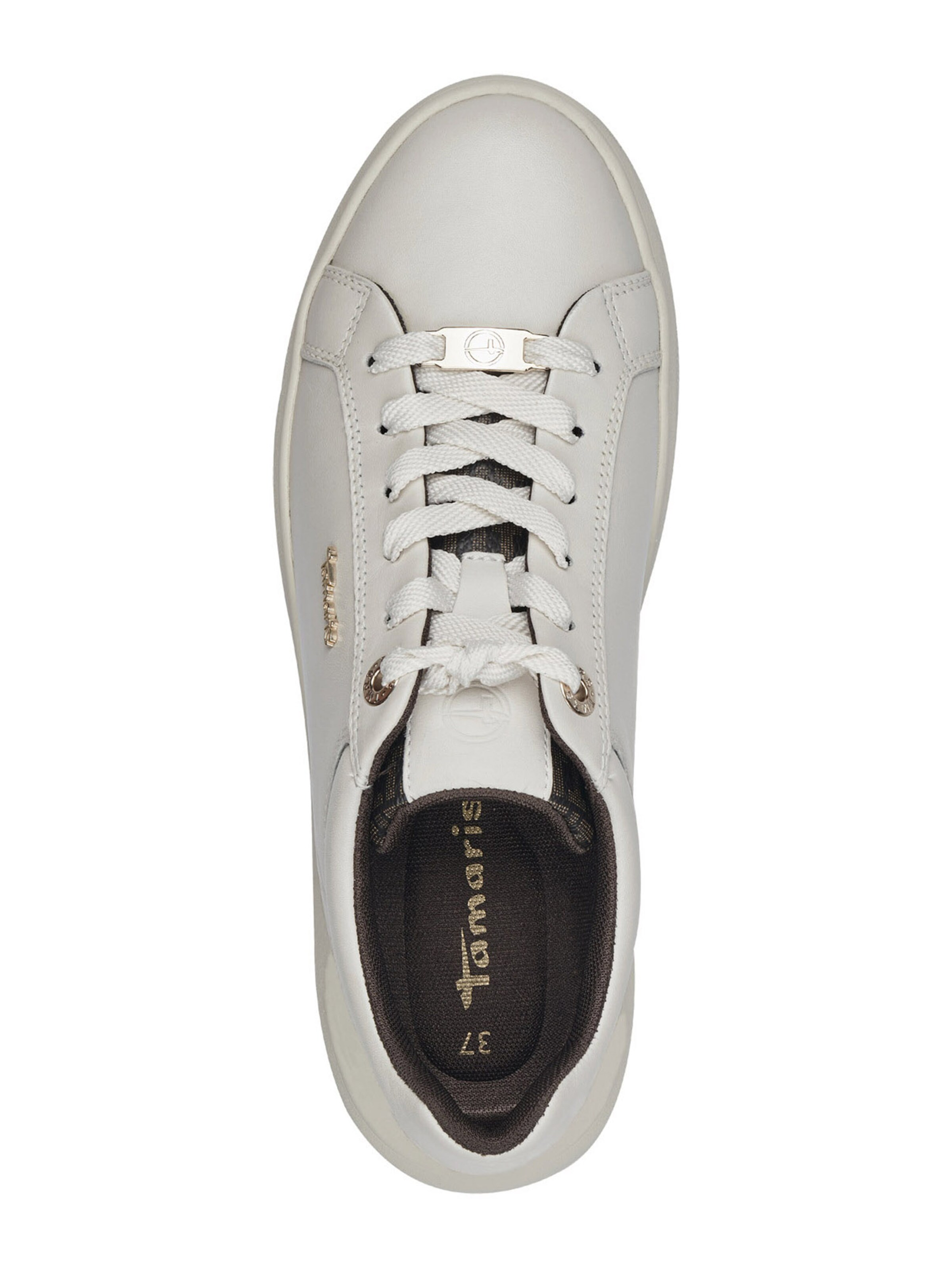 Tamaris Низкие кроссовки в Белый