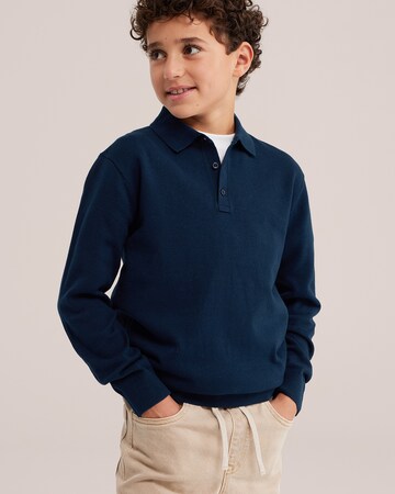WE Fashion Trui in Blauw: voorkant
