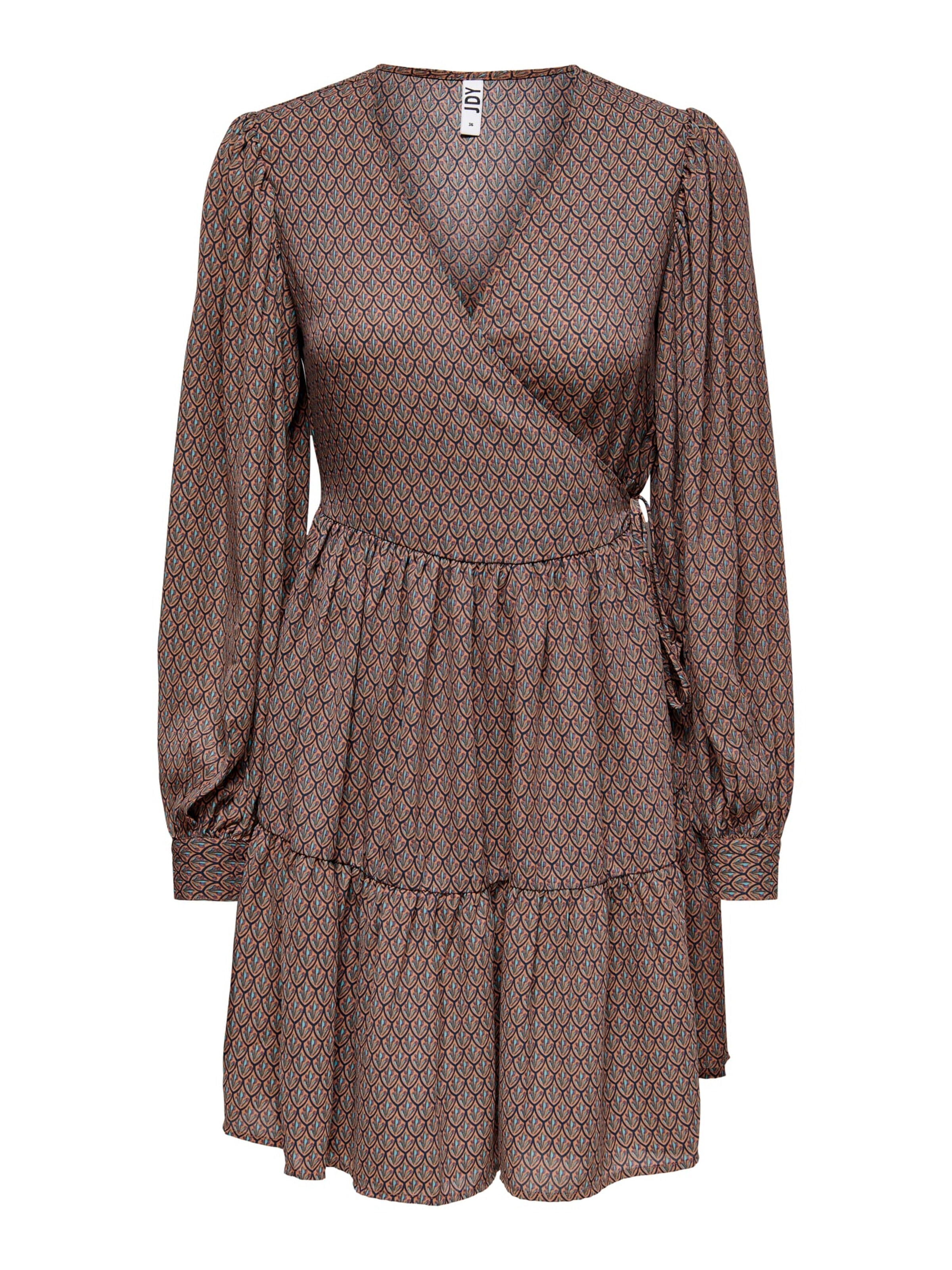 Jaqueline de Yong Jurk 'Gaucho' in Bruin: voorkant