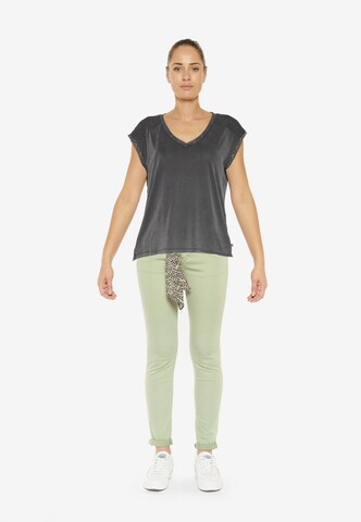 Le Temps Des Cerises Skinny Broek 'DYLI' in Groen